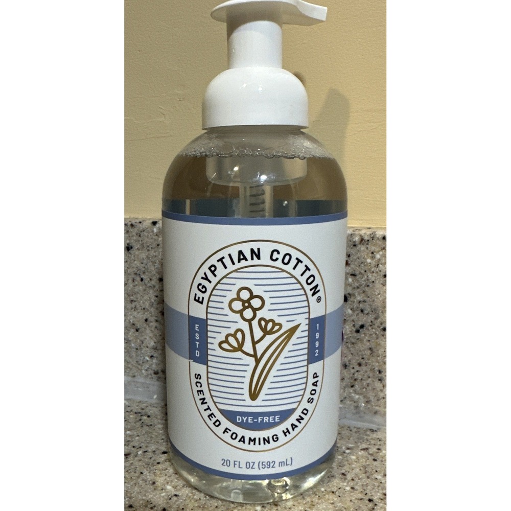 Commonwealth Soap Company CST Egyptian Cotton Foaming Hand Soap Large 20 Oz New